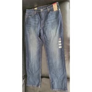 NEW Levi's 541 Mens 38x32 Athletic Taper Fit Stretch Jeans Blue Denim